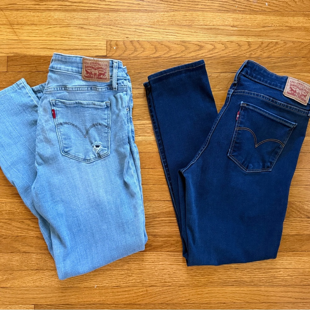 Levi's 711 skinny jeans lot size 30